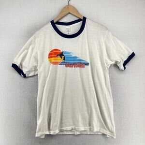 SEA WORLD Shirt XL 80s Shamu Orca 1981 Ringer TROPIX TOGS Single Stitch USA VTG